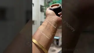 Swatching lakme mousse foundation golden medium & almond honey #foundation #makeuptalks
