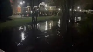 Sindlesham Doubletree Hilton Hotel Under Water Severe Flooding