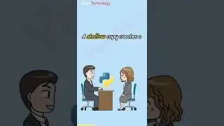Поверхностное и глубокое копирование | Вопросы для собеседования по Python | #pythontutorial #инт...