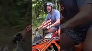 Bali atv with the  jungle track #baliatv #ubudbali #balitripadventure