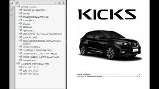 Nissan Kicks 2018 to 2020 - Service Repair Manual - Wiring Diagrams
