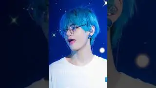 Kim Taehyung in Blue hair Colour #bts#v#taehyung#shorts#jk#taekook