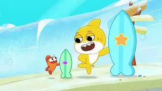 frozen water warps [baby shark's big show]