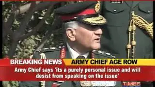 Army Chief plays down age row