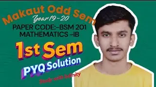 𝐌𝐀𝐊𝐀𝐔𝐓 𝟏𝐬𝐭 𝐒𝐞𝐦𝐞𝐬𝐭𝐞𝐫 𝐁𝐒𝐓𝐀𝐓𝐇𝐄𝐌𝐀𝐓𝐈𝐂𝐒-𝐈𝐁 𝟐𝟎𝟏𝟗-𝟐𝟎 | 𝐆𝐫𝐨𝐮𝐩-𝐀 𝐏𝐘𝐐 𝐒𝐨𝐥𝐮𝐭𝐢𝐨𝐧 | 𝐒𝐭𝐮𝐝𝐲 𝐖𝐢𝐭𝐡 𝐈𝐧𝐟𝐢𝐧𝐢𝐭𝐲