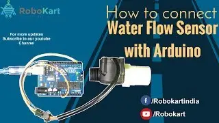 How to connect water flow sensor with arduino