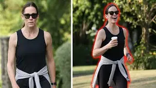 Jennifer Garner Shows Off Her Fit Physique During Sweaty Run in Los Angeles