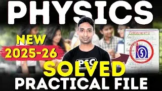 Nios physics 312 Solved practical file || How to make physics practical file || Nios 2025-26