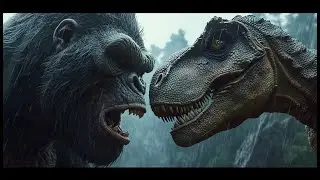 Kong vs T Rex &ndash; The First Clash  Kong Dino Domination
