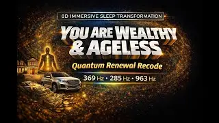 💎 You ARE Wealthy & Ageless- Quantum Renewal Recode: 369 + 963 + 285 Hz | 8D Immersive Sleep Session