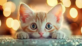 😻 Relaxing Cat Music For Anxious Kittens And Home Alone Cats 😻 Soft Healing Sleep Ambience