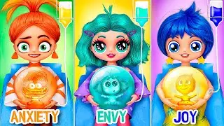 Divertida Mente 2! Alegria, Ansiedade e Inveja se Tornaram Mamães! 32 LOL OMG DIYs