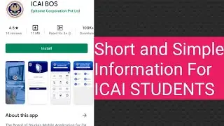 What is BoS Knowledge Portal || Shortly explained #CAshorts #Icai #chartedaccountants #Icaiindia