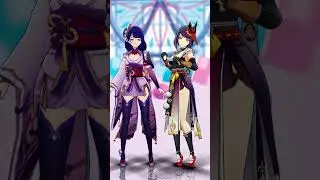 Raiden Shogun & Kujou Sara Vanitosa Dance【Genshin Impact MMD】 #shorts