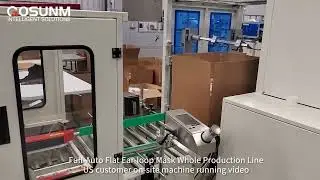 Surgical mask making machine fully automatic disposable 3ply mask production line with pack machine