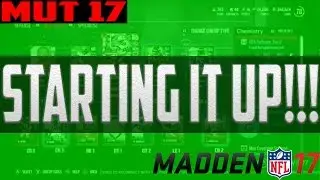 MUT 17 Creating My Team and Looking At The New Solos And Sets!!!!!!!