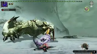 [MHGU] Village Quest: ☆9 Capture Barioth Boomerang Cat Hunt