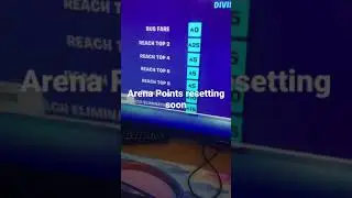 Arena Points resetting soon / bye to season 8 arena hype 👋👋