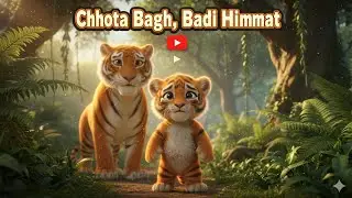 🐯 Chhota Bagh, Badi Himmat | Emotional Jungle Story | Life Lesson Animation 