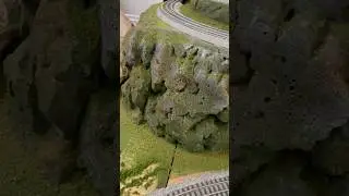 Ground cover underway. #art #mountains #modelrailroad #ogauge #ogaugetrains #oscale