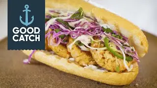 GOOD CATCH Crab Cake Rolls with Slaw and Jalape&ntilde;o 1min Recipe Video