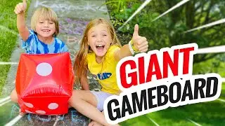 REAL LIFE GAME BOARD | everyday FUN | Adventures with Addy & Ollie