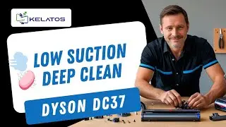 How to fix 💨low suction on Dyson DC37 Allergy Musclehead? 🧼 Deep cleaning
