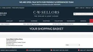 How to add a discount code with C W Sellors