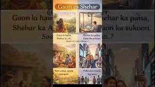 &ldquo;Gaon Ki Shanti Ya Seher Ki Race? | Village vs City Reality&rdquo;