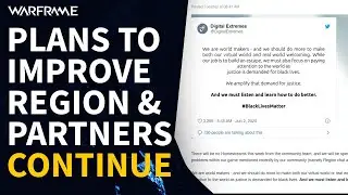 Plans to improve Region Chat & Partner Program continue (Warframe)