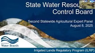 Second Statewide Ag Expert Panel English - Day 1, August 8, 2025