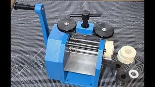 Converting a jewelry rolling mill into a leather embossing Machine