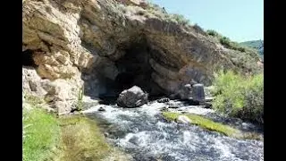 Rick's Springs a Karst Spring, a Natural Water Outflow From a Cave in Logan Canyon Utah