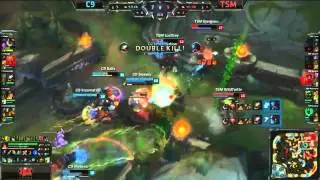 NA LCS C9 vs TSM Summer Split G1D1 Highlights