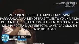 Sub- Minutazo vs Cacha (SUBTITULADO)