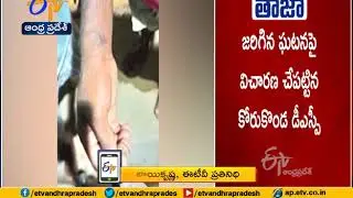 Man Beaten Up by Police for Stopping Sand Lorries | at Seethanagaram | in East Godavari dist