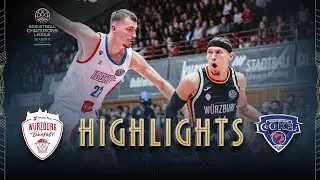 Fitness First Wurzburg Baskets v Igokea m:tel | Highlights | #BasketballCL 2025-26