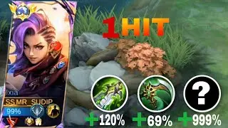1 Hit Build IXIA Best Build 2025 gold Lane - Build Top Global IXIA Gameplay