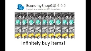 EconomyShopGUI Dupe Exploit (Working October 2025)