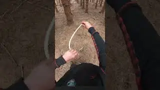 Fast knot , perfection loop #skills #knots #survival #outdoors #rescue