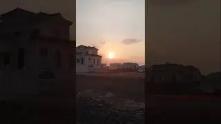 Sunset goes down #sunset #building #asmr #shortvideo