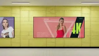 Subway Billboard Mockup | after effects free download