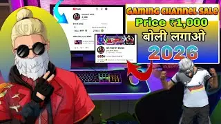 my Gaming Channel Sale 🥺 Price ₹500 से ₹1,000 तक 💥 साथ मे FREE FIRE ID 🪪 भी मिलेगी 👈 Free 💯#freefire