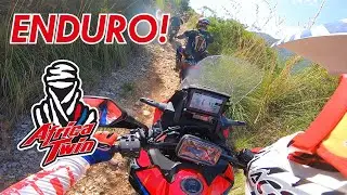 ENDURO CON HONDA AFRICA TWIN CRF1100L: PROMOSSA O BOCCIATA? [ENG SUB]