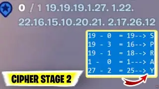 Encrypted Cipher Quest STAGE 2 | Alphabet Cipher | Fortnite Cypher Quest