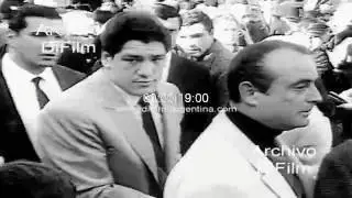Oscar Bonavena y Tito Lectoure regresan de Alemania 1967