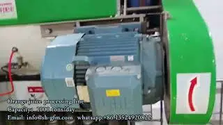 Fully automatic industrial orange juice processing production line