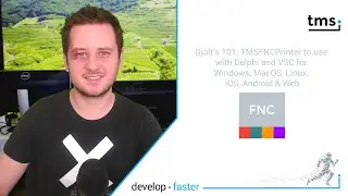 Gjalt's 101: TMSFNCPrinter to use with Delphi and VSC for Windows, MacOS, Linux, iOS, Android & Web