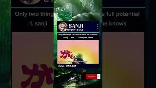 Sanji unlocked zoro's full potential 🥶  #zoro #sanji #onepiece