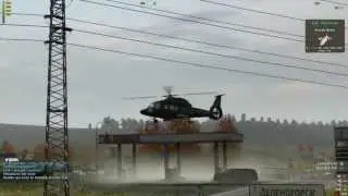 ARMA II - Wasteland - Shooting Down a Chopper With a Vodnik